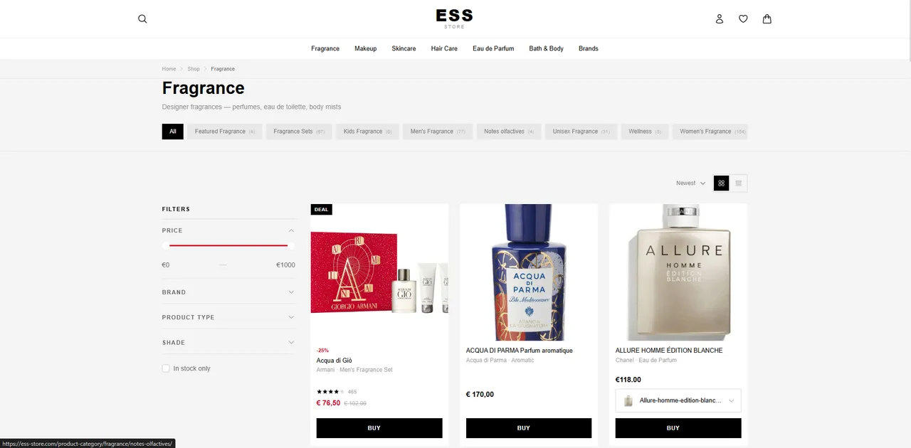 Catalog and brands