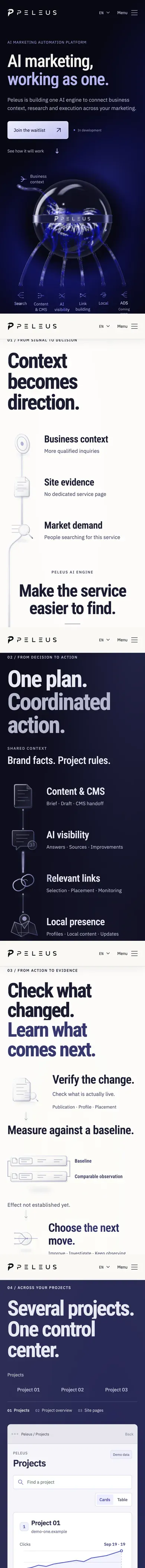 Peleus — mobile