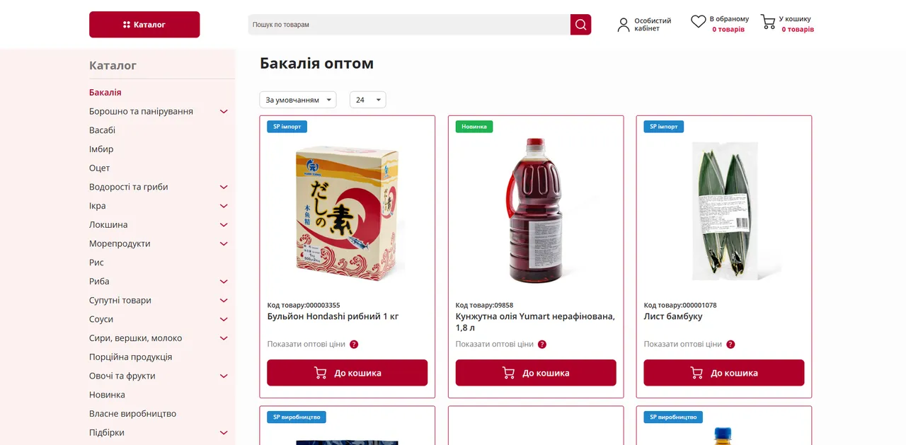 Каталог і підбірки