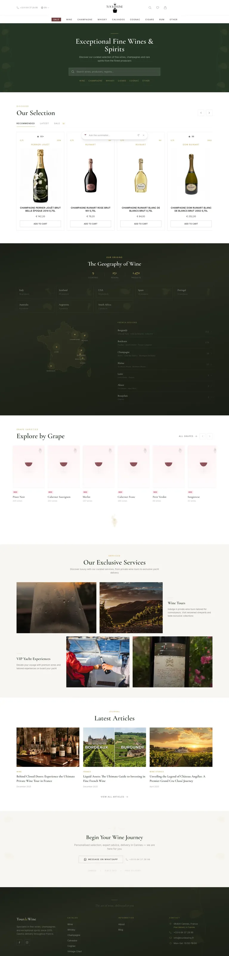 Tourdewine — desktop