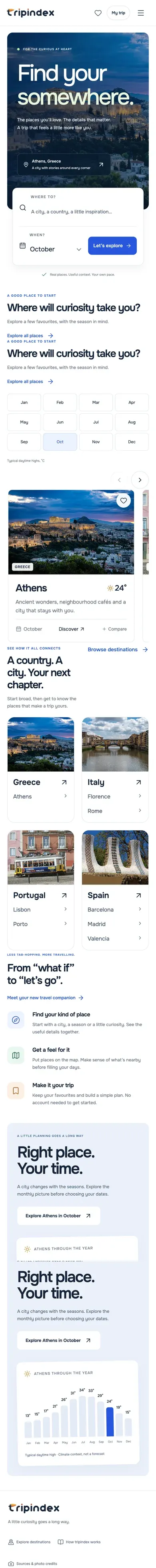 Tripindex — mobile