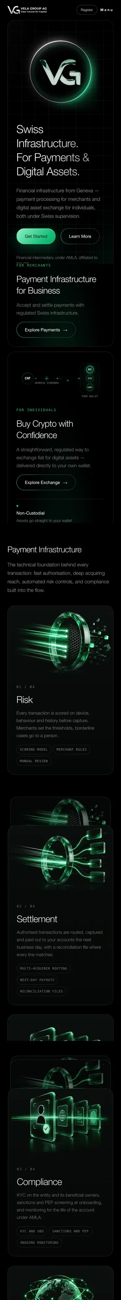 Vela Group — mobile